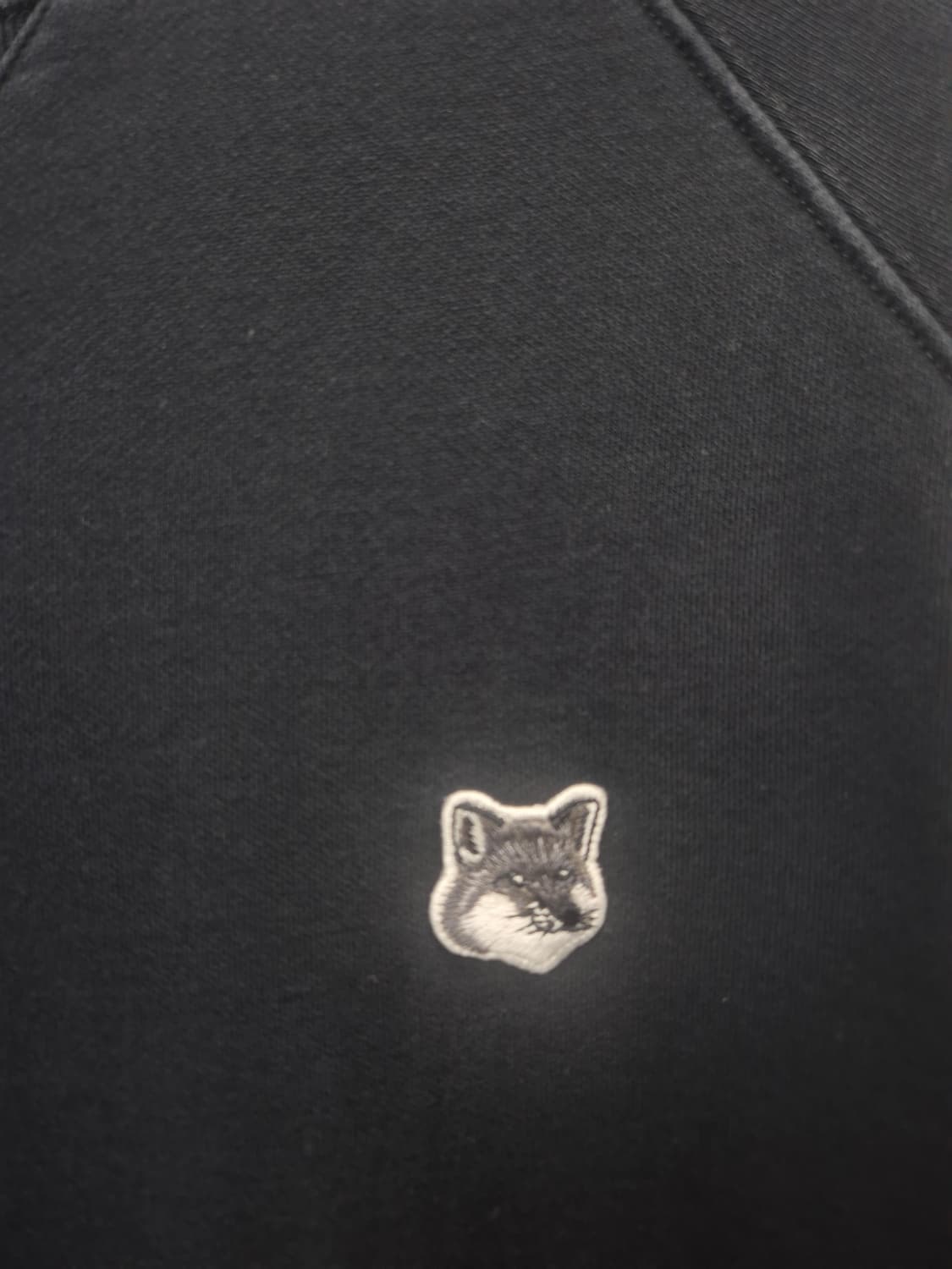 메종키츠네 폭스 헤드 블랙 맨투맨 / 2XL (국내정품) 상품이미지2