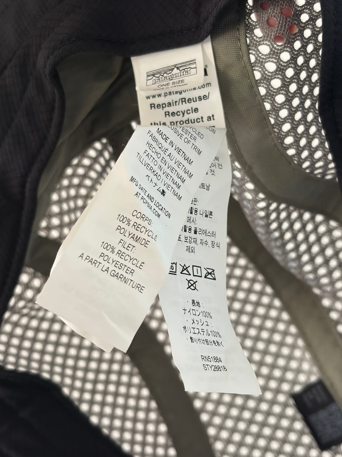 파타고니아 덕빌 캡 리버 락 그린 (포터블 러닝 캡) 상품이미지6