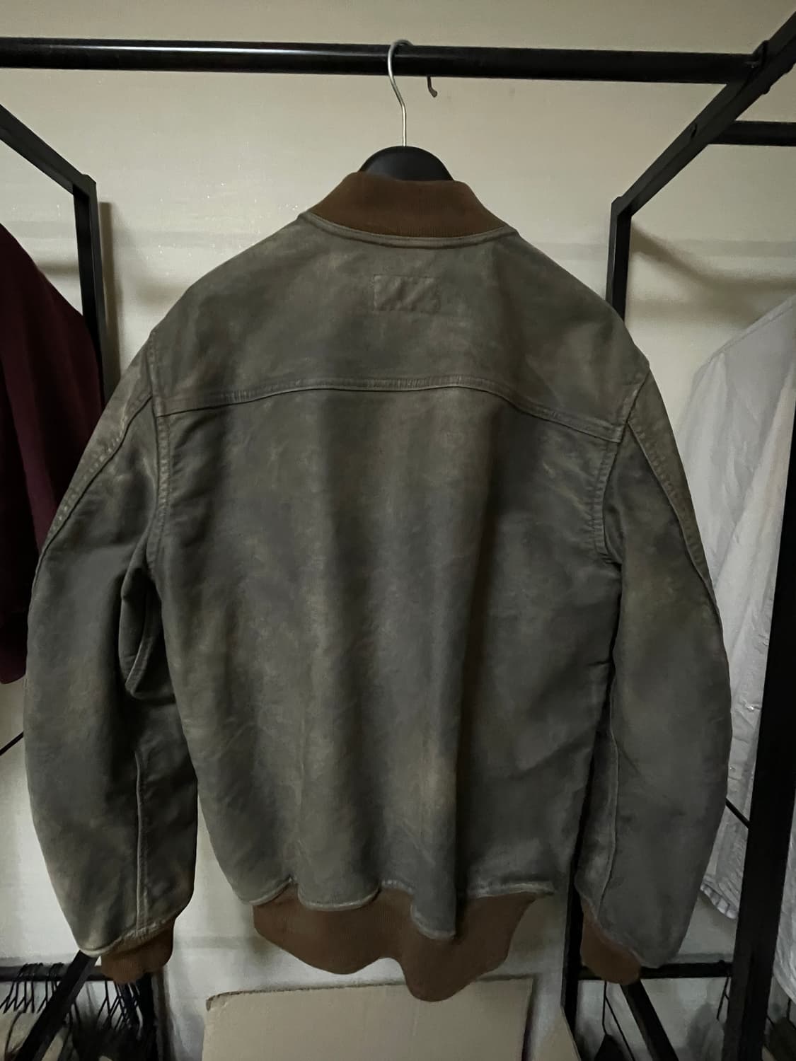 Rrl A-1 코튼 봄버 플라이트 자켓 상품이미지2