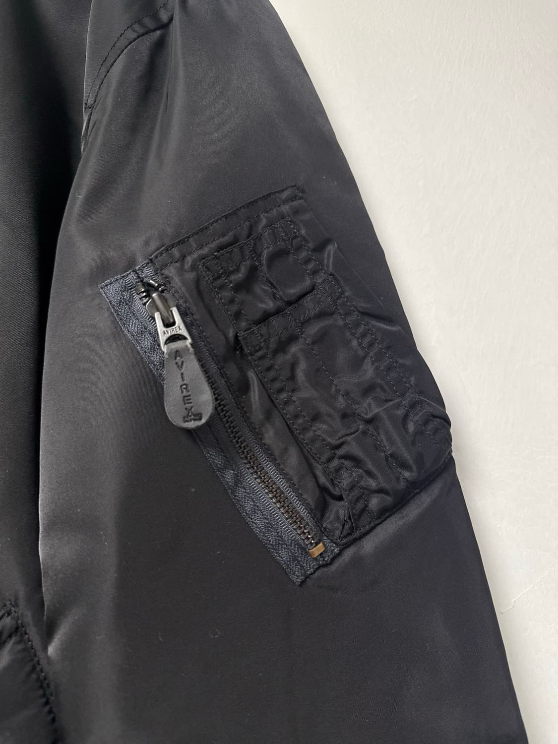 avirex 아비렉스 리버시블 빈티지 MA1 플라이트자켓 항공점퍼 M 상품이미지2