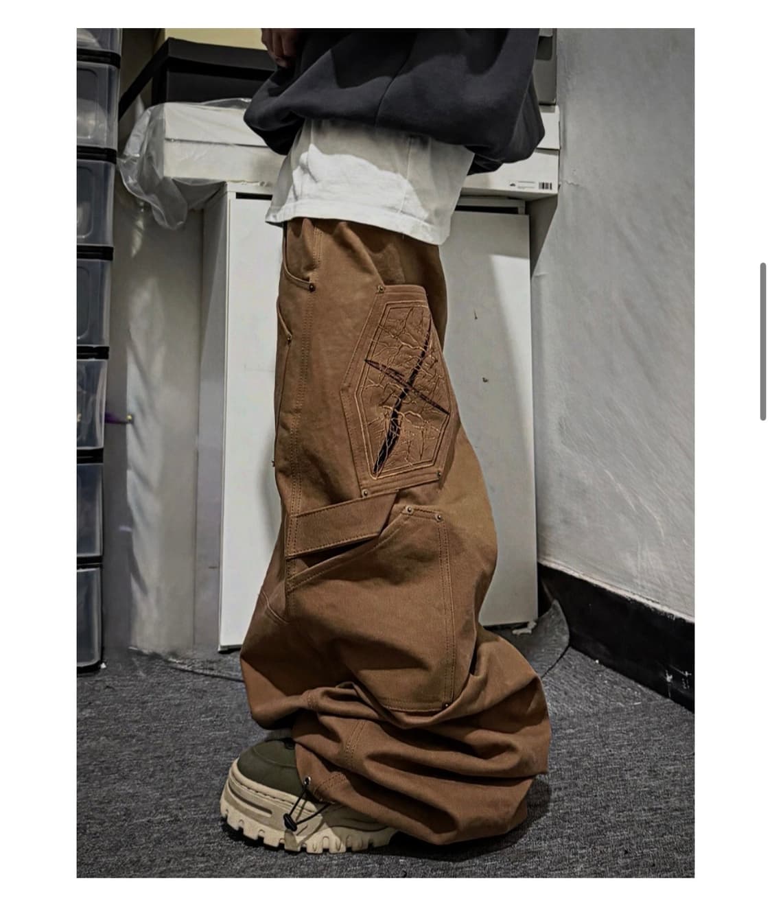 Kagru 카그루 빈티지 워싱 와이드 팬츠 상품이미지2