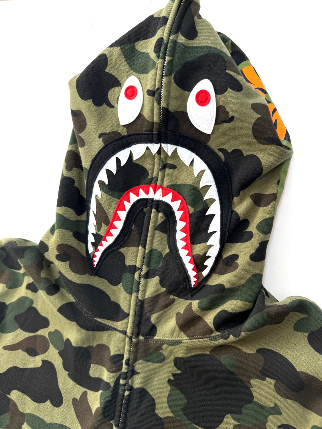 베이프 A BATHING APE 카모 샤크 풀집업 후드 상품이미지2