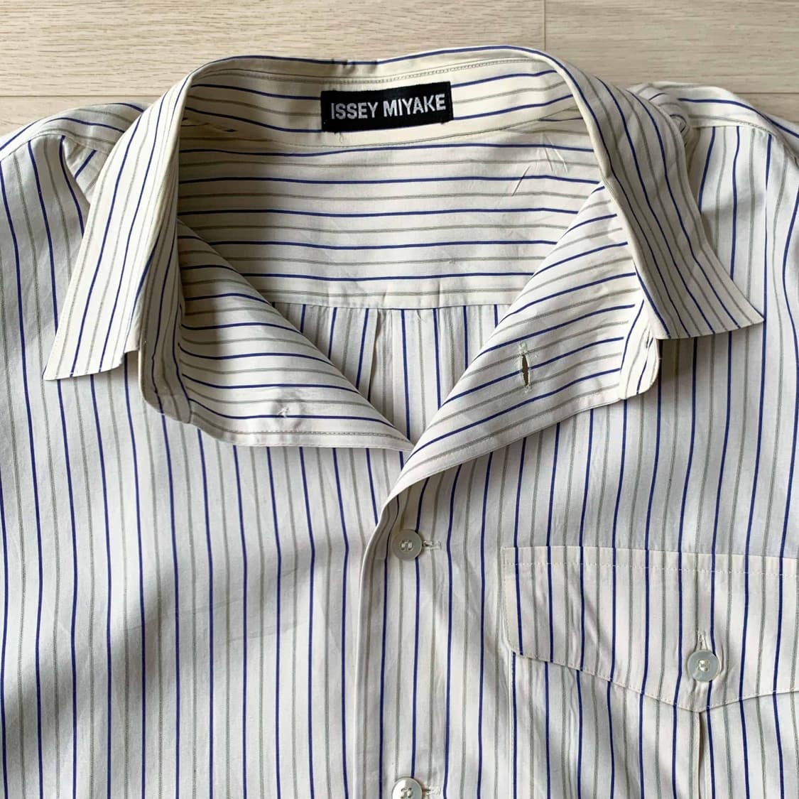 이세이 미야케 원 포켓 스트라이프 셔츠 상품이미지2