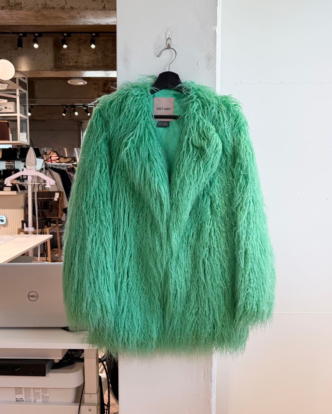 쥬시 주디 그린 퍼 자켓 상품이미지2