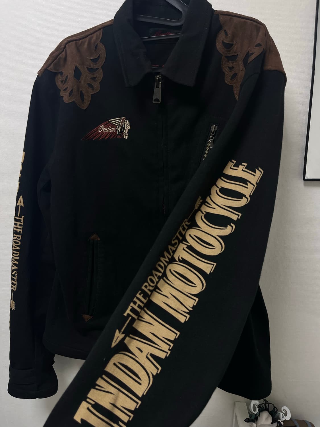 Indian Motocycle 스웨이드 자켓 상품이미지1