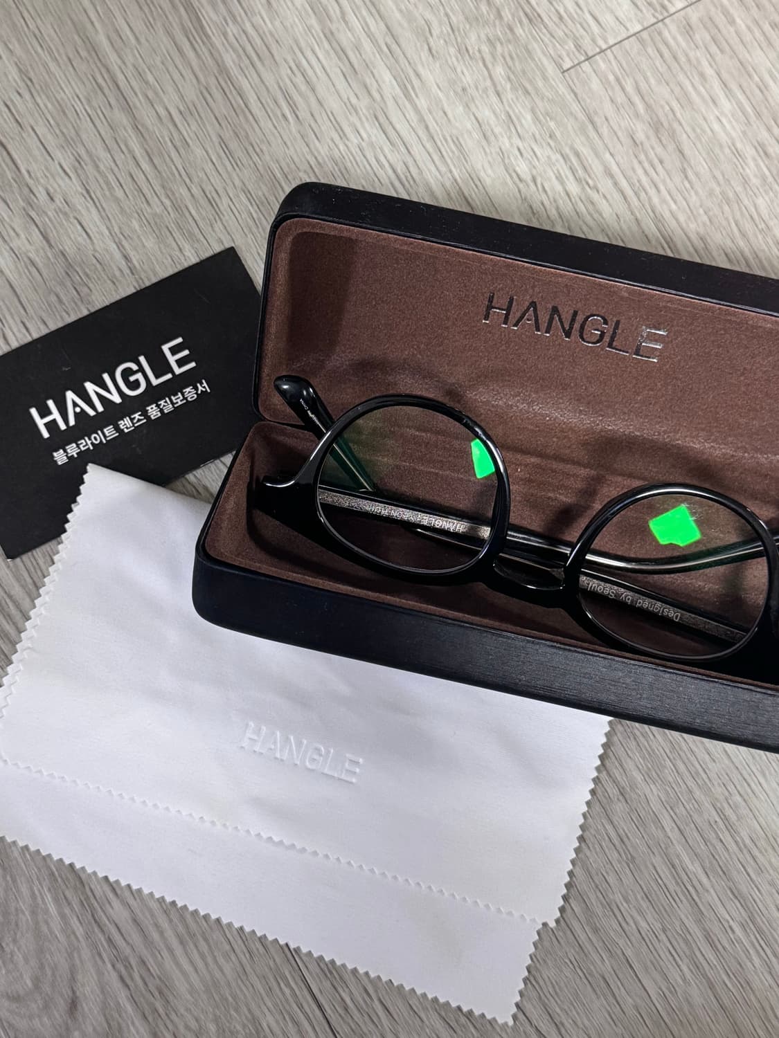 한글안경 안경테 서울컬렉션 연희 블랙  상품이미지1