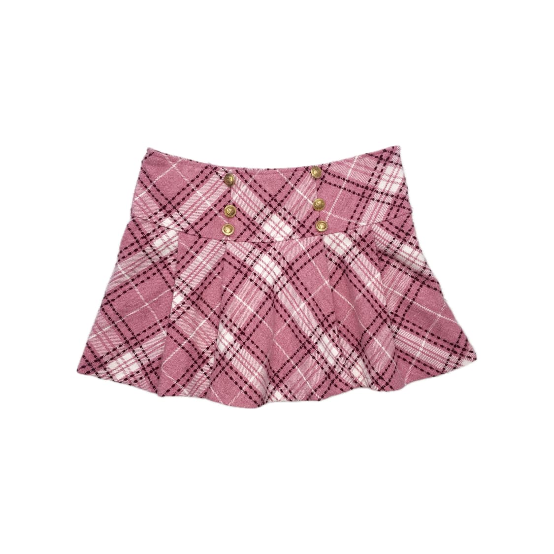 리즈리사 고전 라떼갸루 체크 미니 스커트 상품이미지1