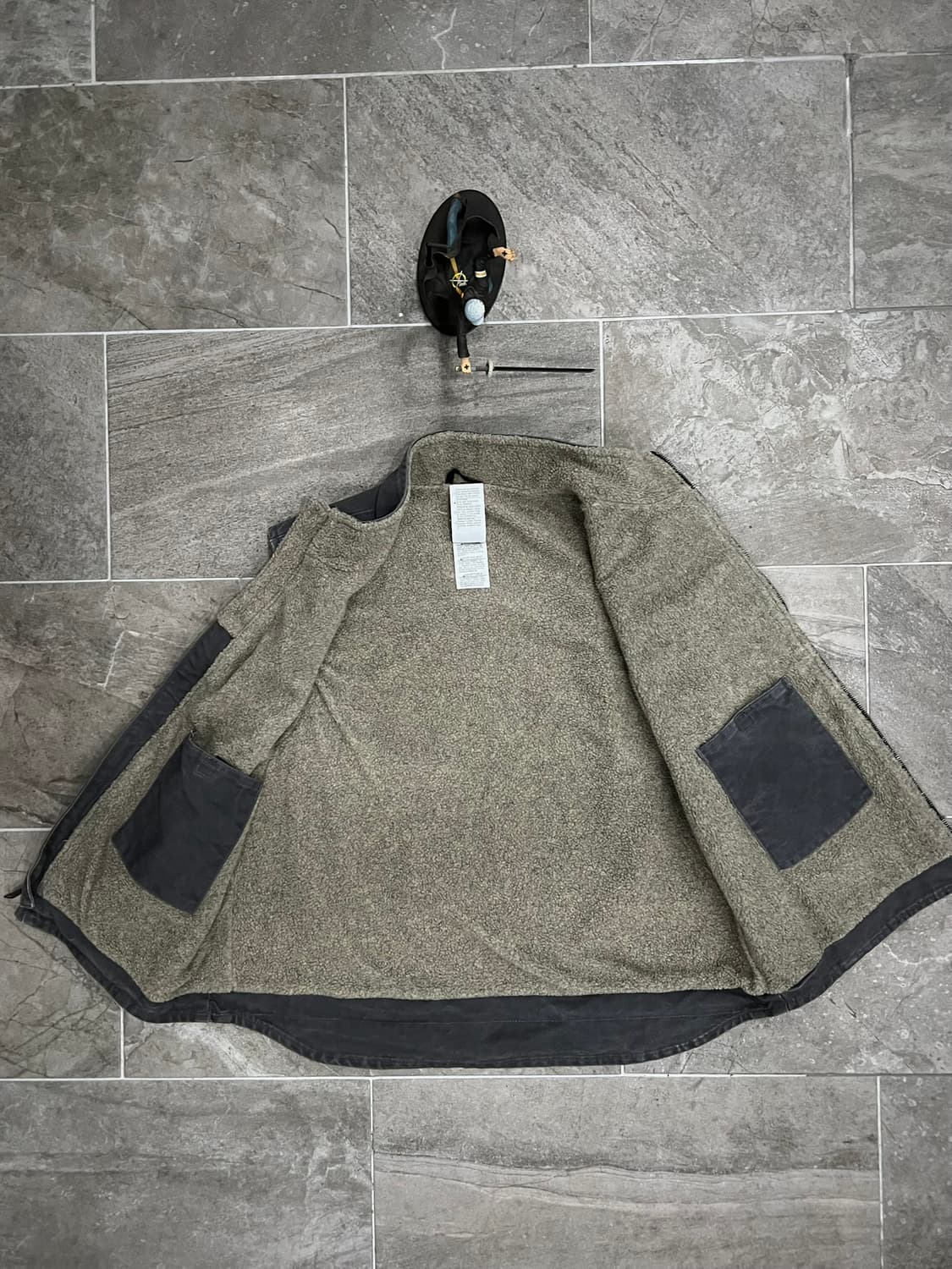 (XL)칼하트 셰르파 넥 조끼베스트 V33 GVL 그래블  상품이미지3