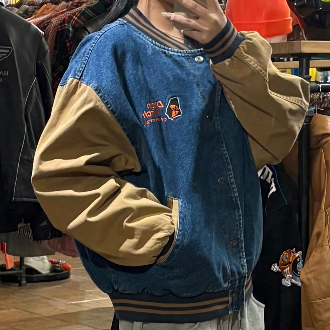 [HI] VTG 데님바시티 자켓 카멜 상품이미지4