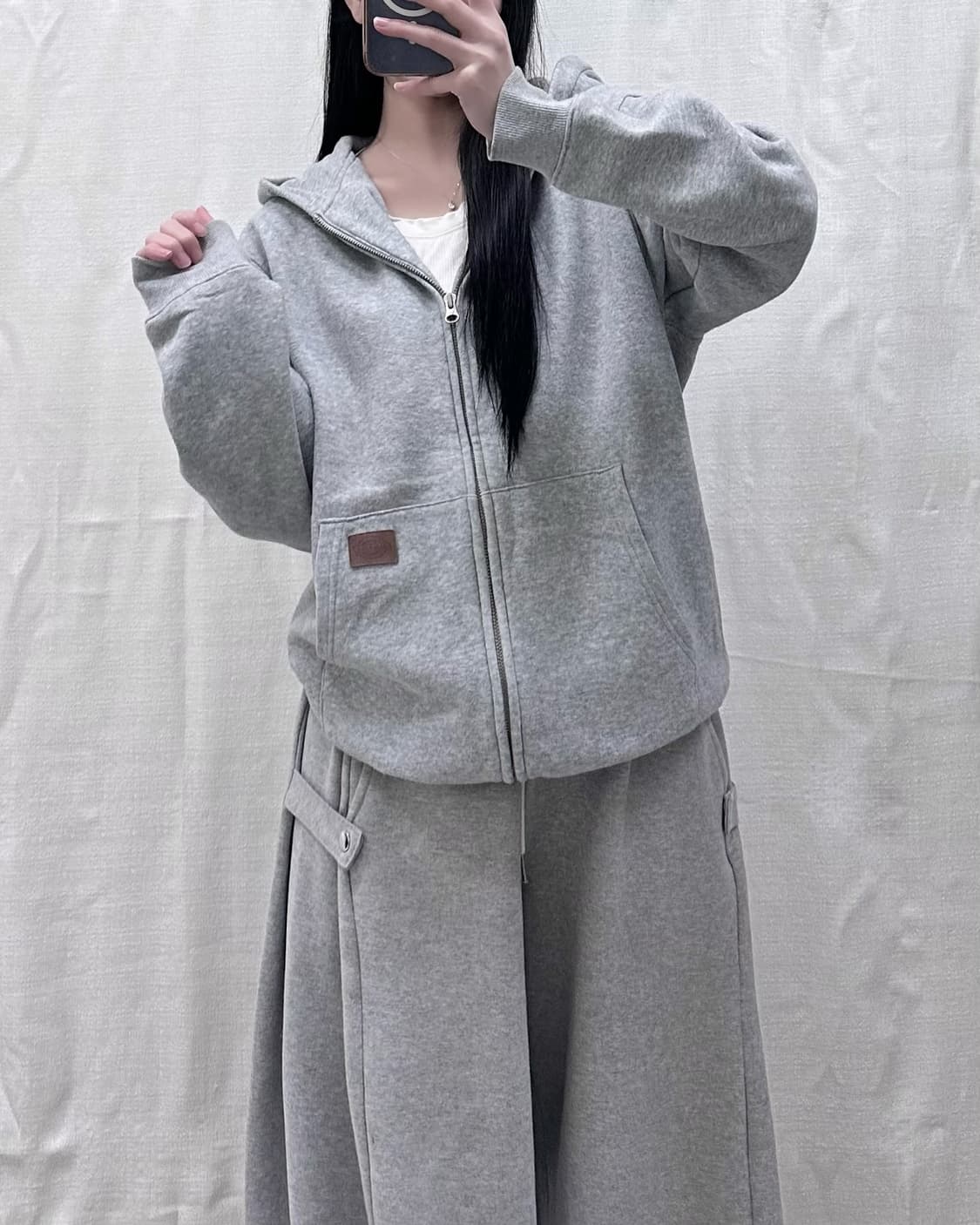 디키즈 그레이 후드집업 상품이미지2