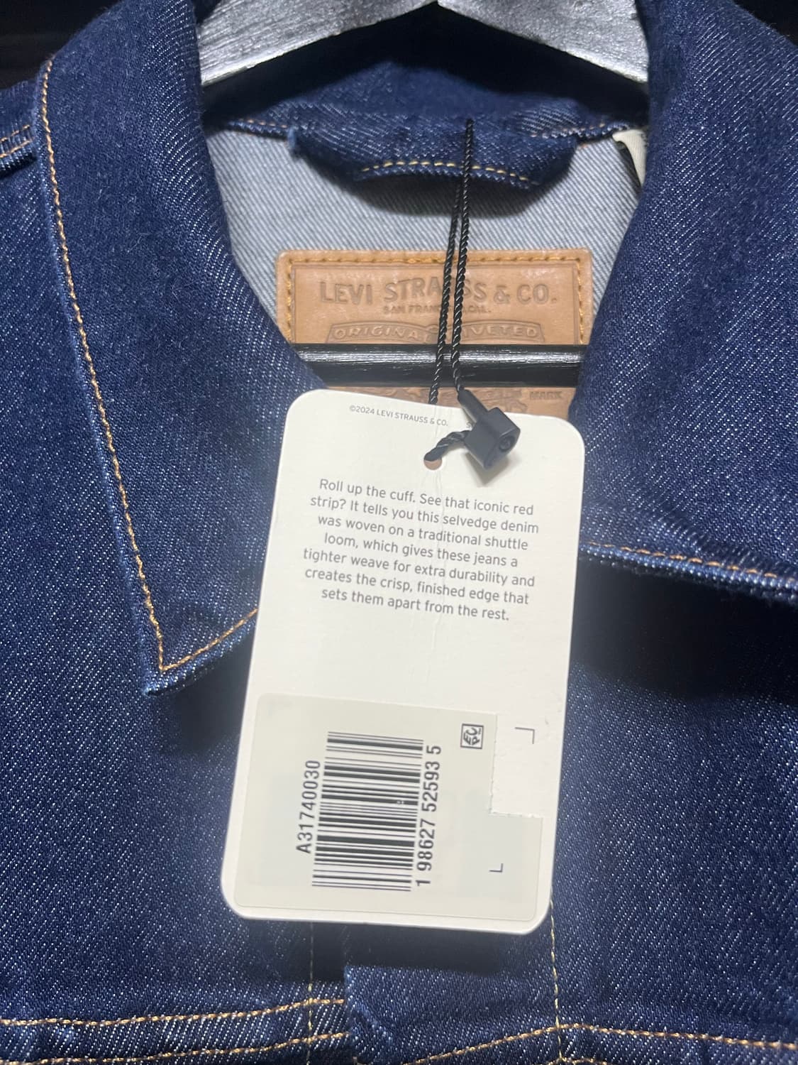 [L]리바이스 프리미엄 TYPE I 데님 자켓 새제품 상품이미지3