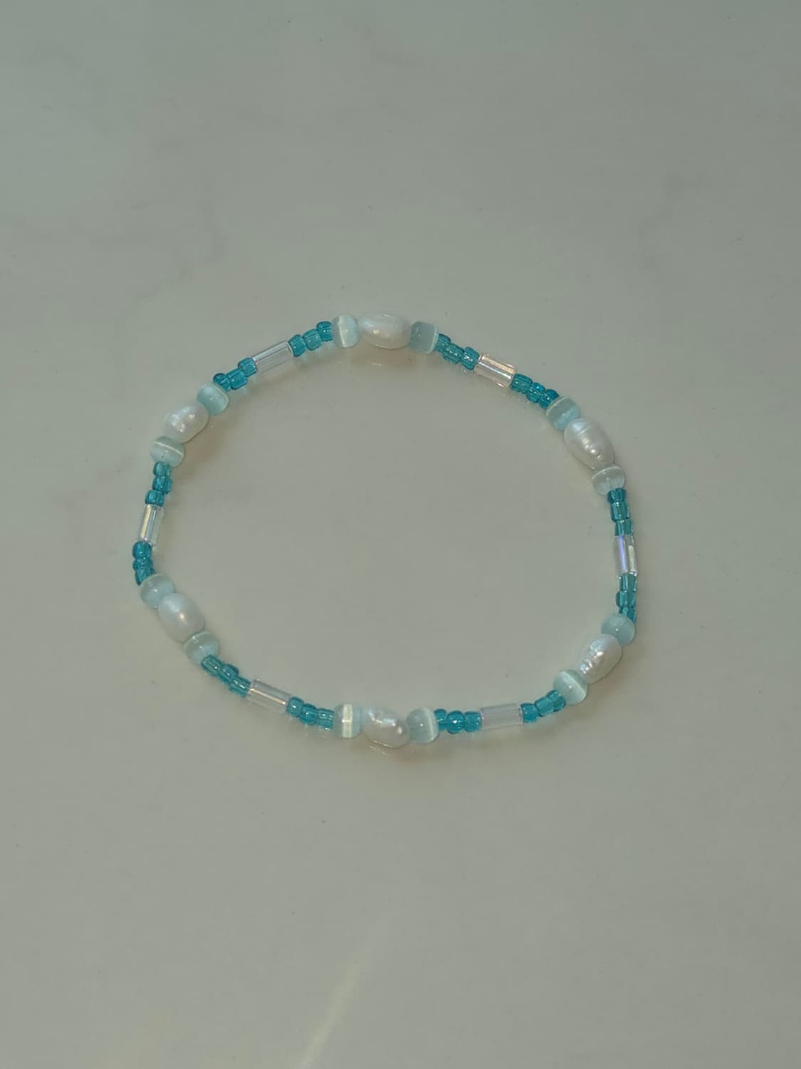 [Handmade] ocean blue 비즈팔찌 상품이미지2