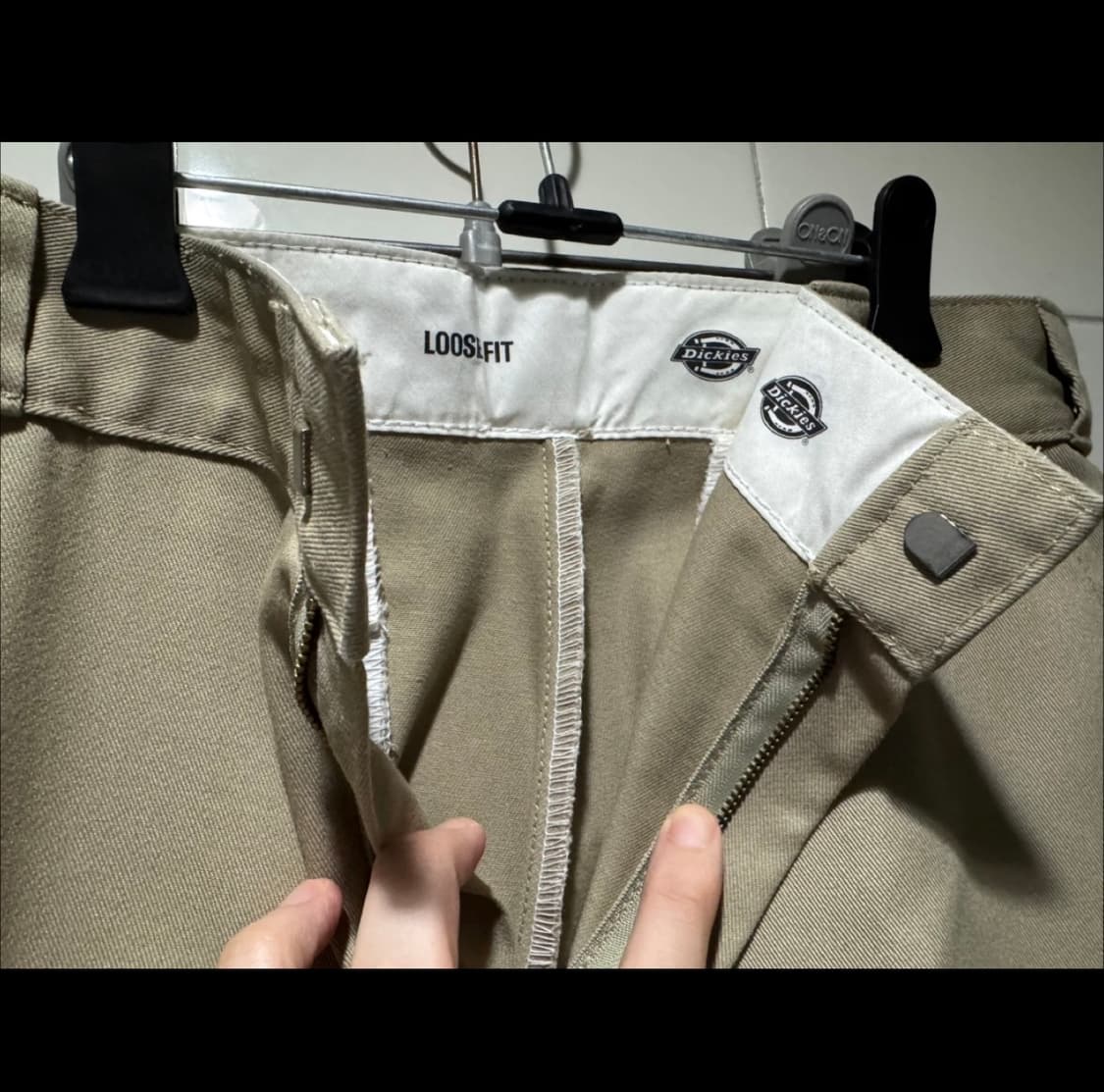 더블니 85283 루즈핏 워크팬츠 33사이즈 (기장수선) 상품이미지4