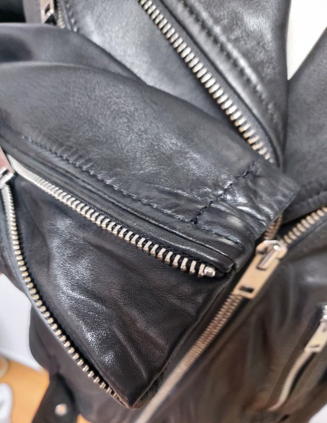 디젤 (Diesel)타미 양가죽 바이커 자켓 (XS)85 상품이미지5