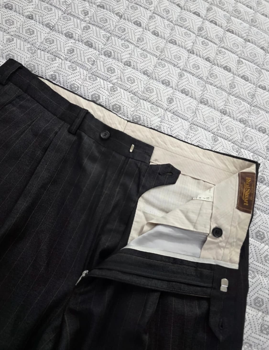 로로피아나 남성 스트라이프 정장 셋업 52R 상품이미지8