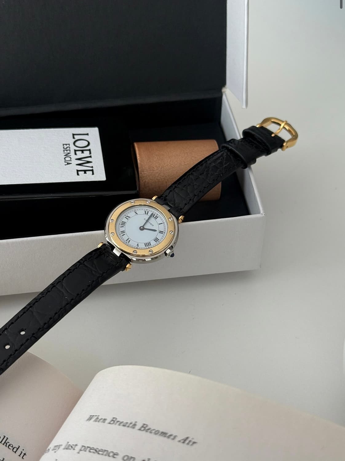 CARTIER santos round 시계 상품이미지1