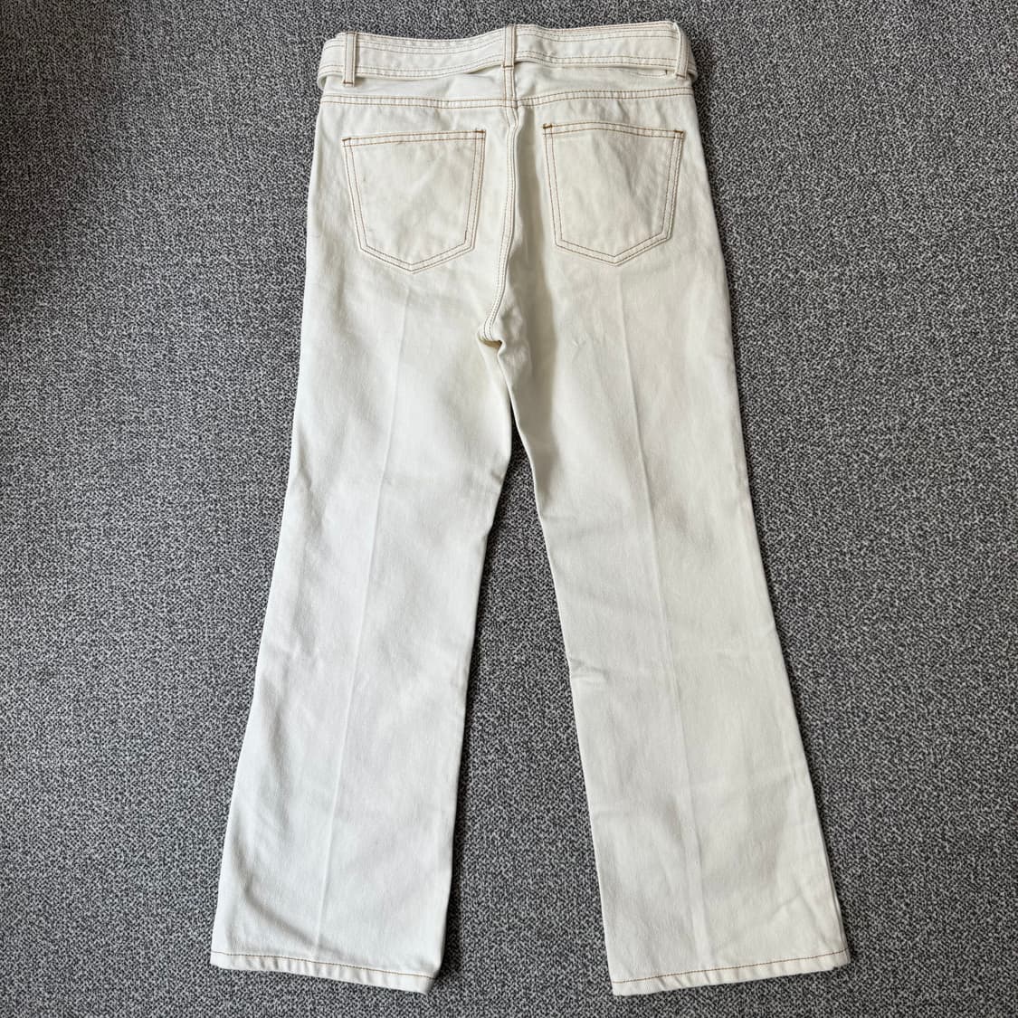 앤더스벨 벨티드 크롭 데님 진 상품이미지2