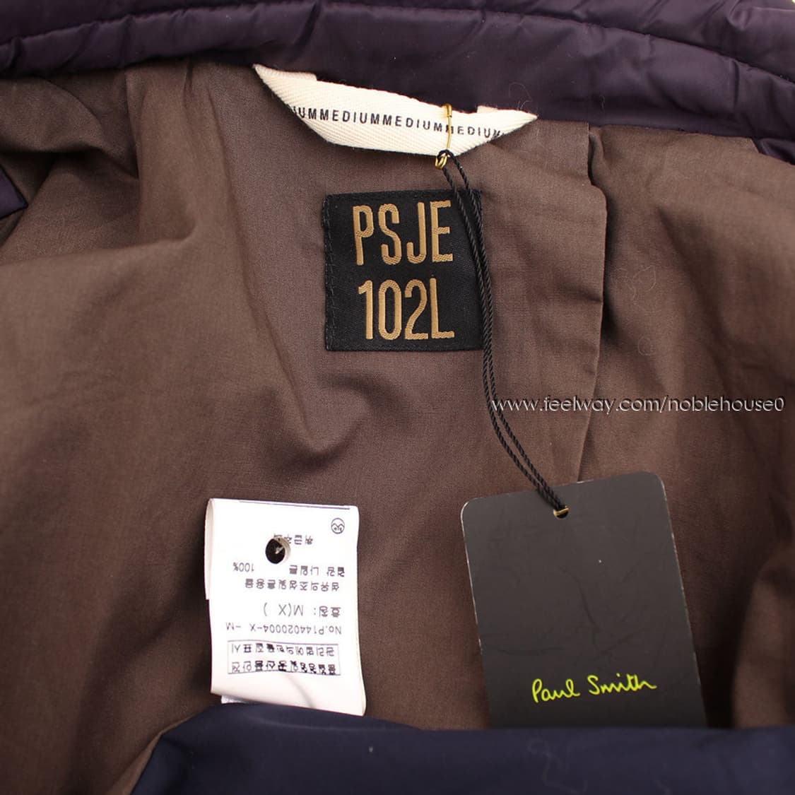 폴스미스 퍼플 더블버튼 패디드 자켓(M) 상품이미지4