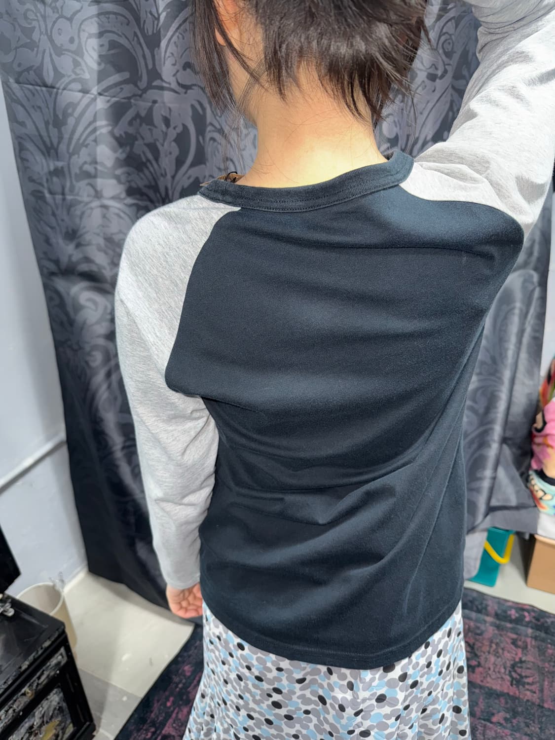 ADIDAS 스타 로고 래글런 탑 상품이미지3