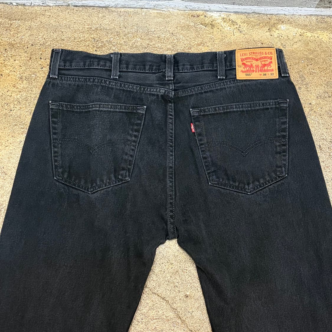 00s 미국 빈티지 리바이스 505 블랙진 청바지 상품이미지5