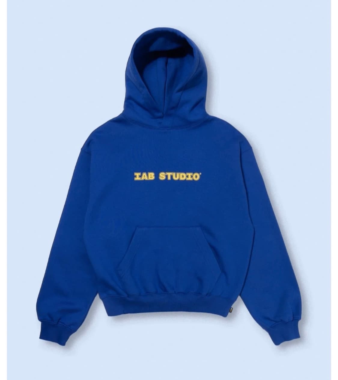 아이앱 스튜디오 아이앱 스트레이트 로고 후드 블루 상품이미지1
