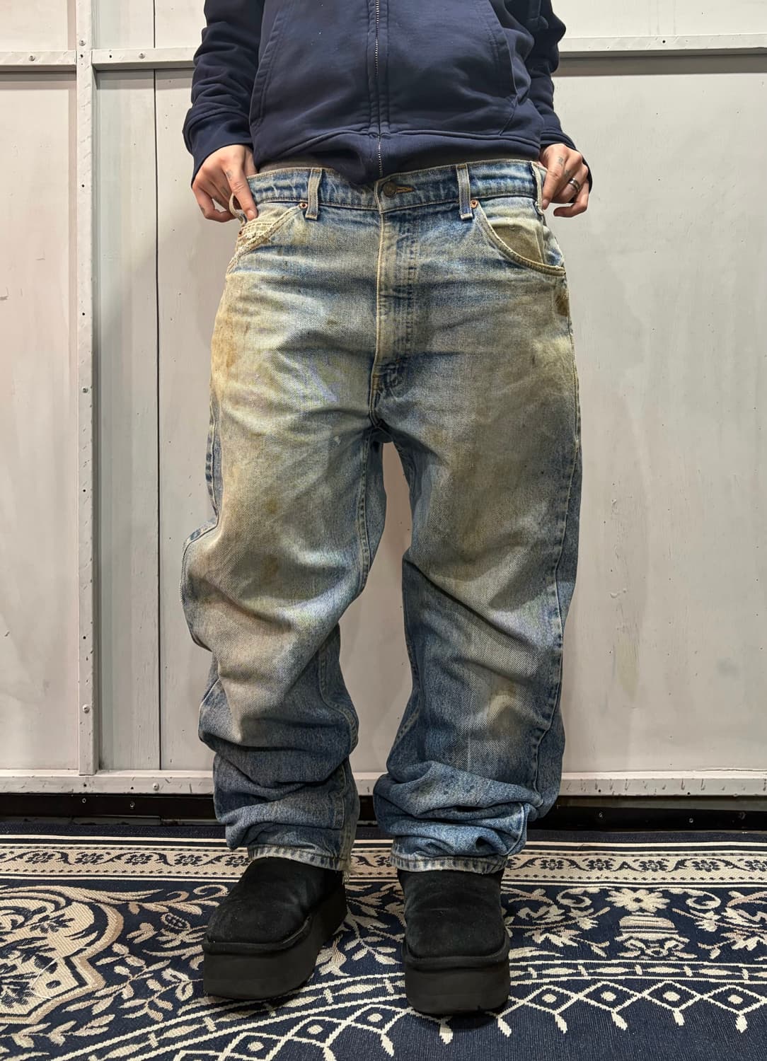 🇺🇸90s LEVIS 505 orange tab denim jeans 상품이미지1