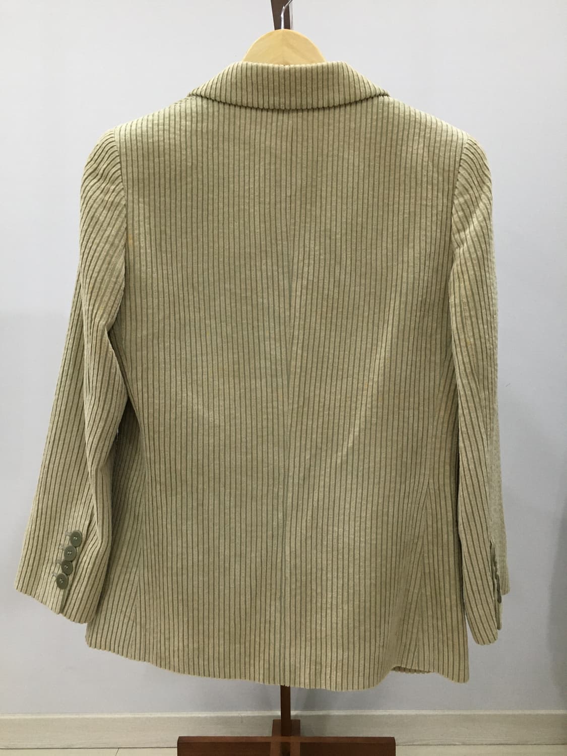 일본빈티지 베이지 버튼자켓 상품이미지2