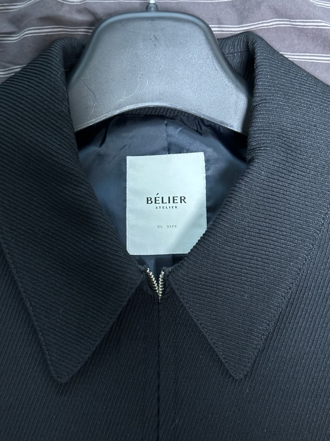(XL) 벨리에 다이애그널 블루종 블랙 상품이미지3