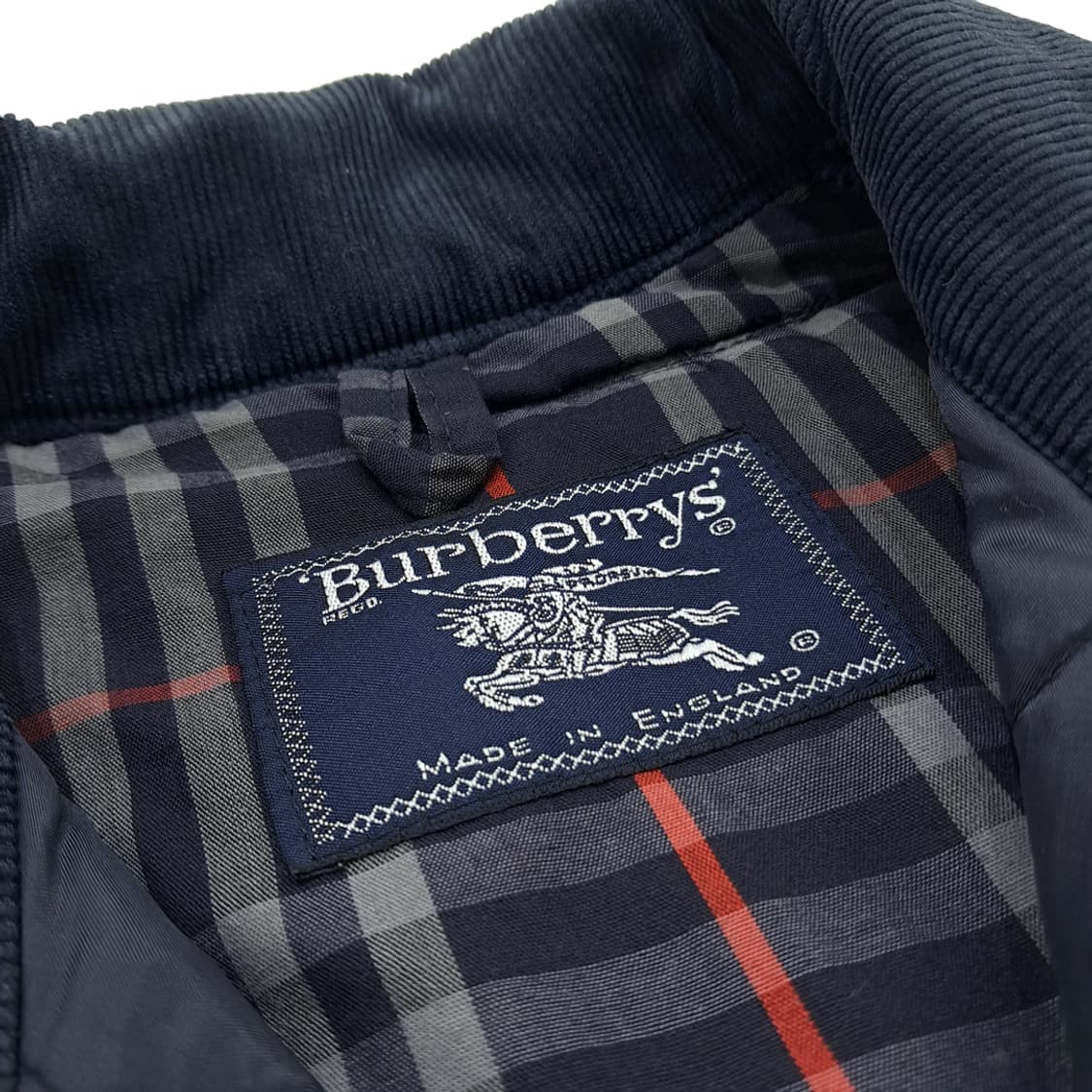 CN735W L 버버리 네이비 퀄팅 자켓 점퍼 상품이미지5