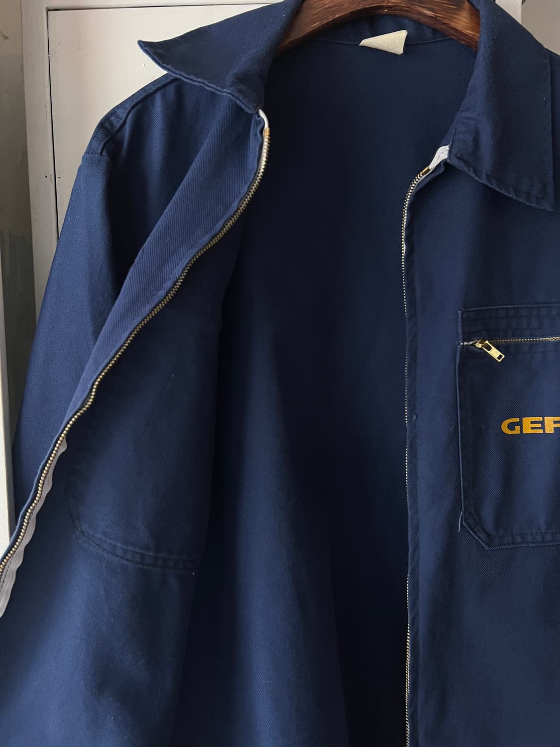 [M]90's 빈티지 2포켓 프렌치 워크 메카닉 자켓 상품이미지6