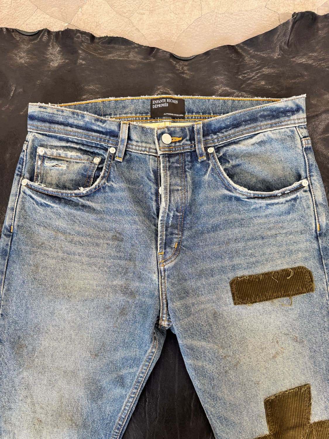 ERD 패치워크 플레어 데님 상품이미지2