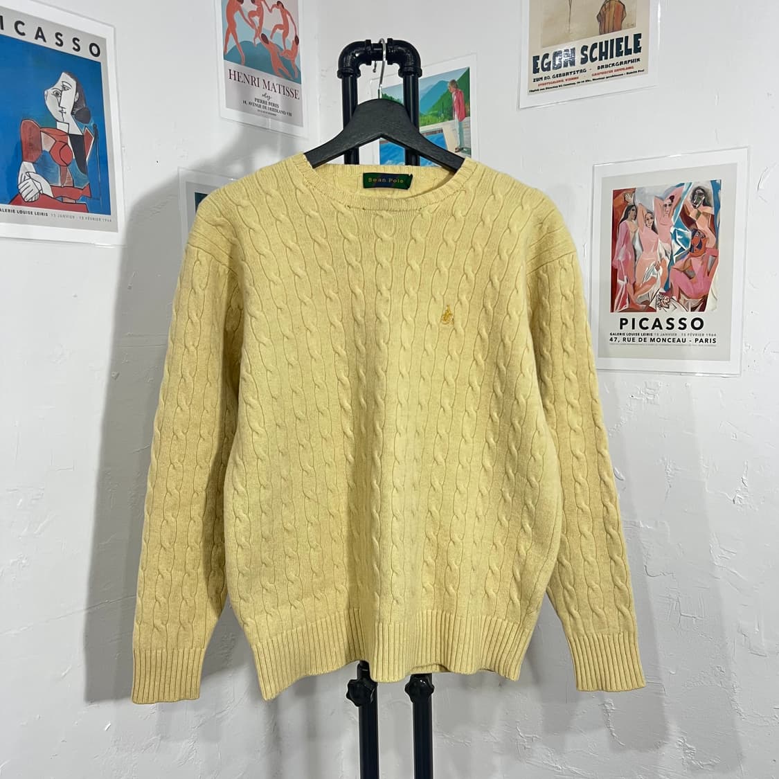 빈폴 꽈배기 울 니트 상품이미지2