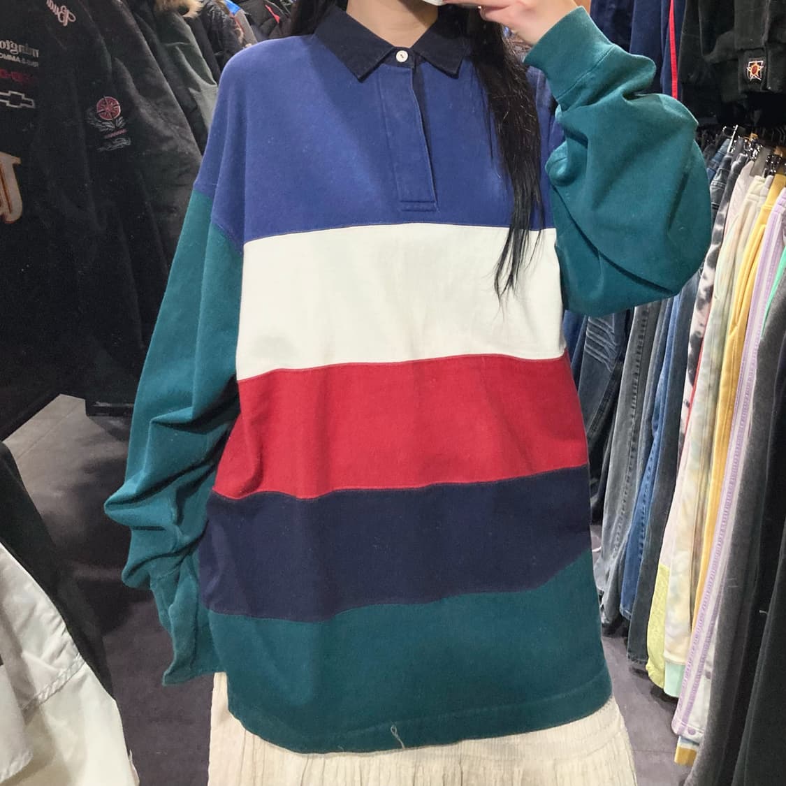  [IM] 보스턴트레이더스 컬러블록 럭비티 상품이미지3