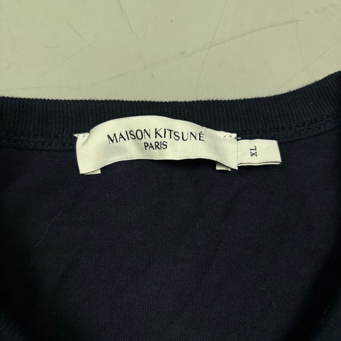 메종키츠네 폭스 네이비 롱 슬리브 상품이미지3