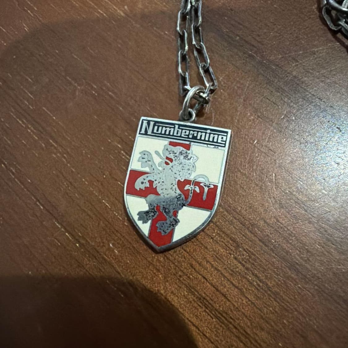 00AW 넘버나인 엑스트라 헤비 엠블럼 실버 925 목걸이 상품이미지3