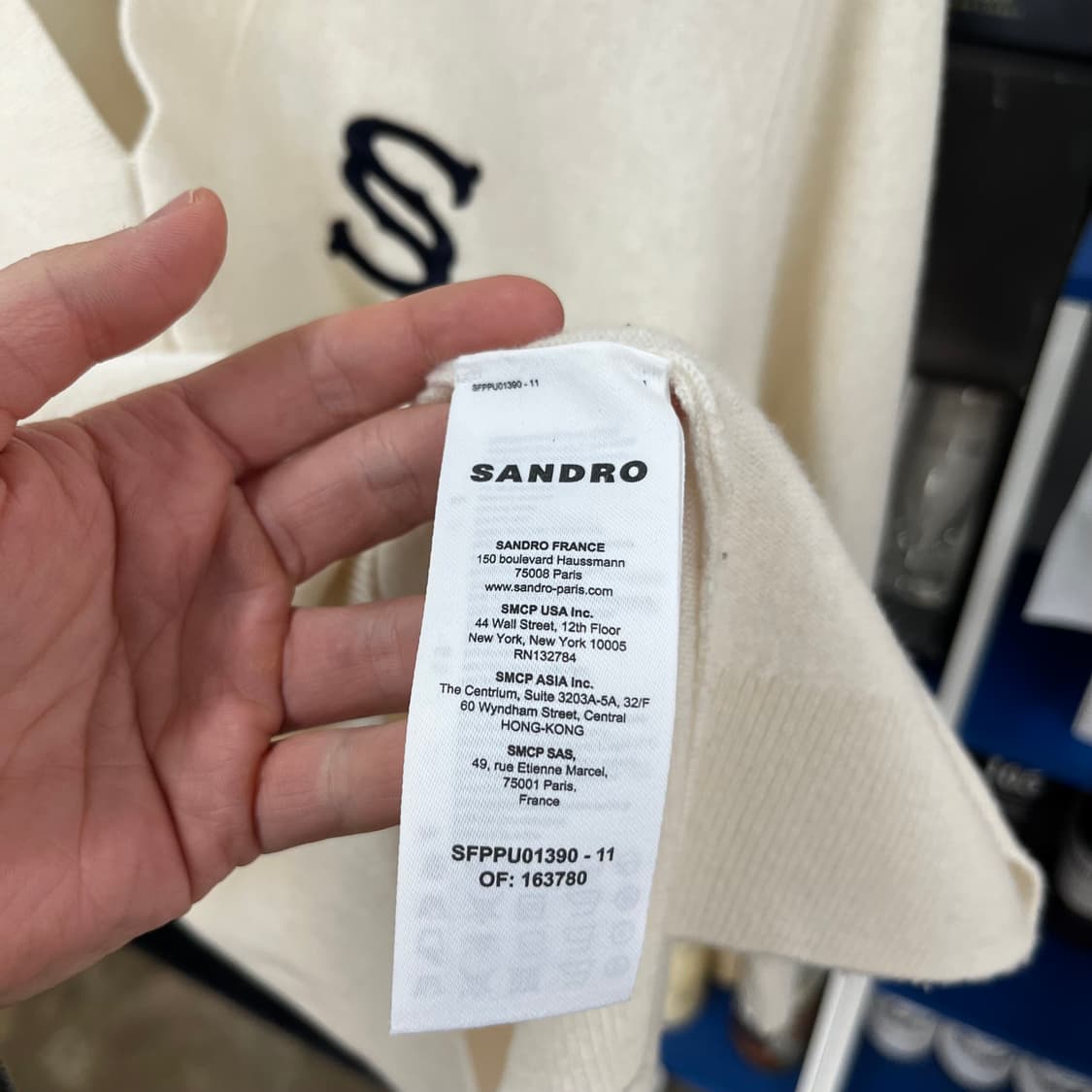 산드로 캐시미어 블렌드 니트 2 상품이미지4