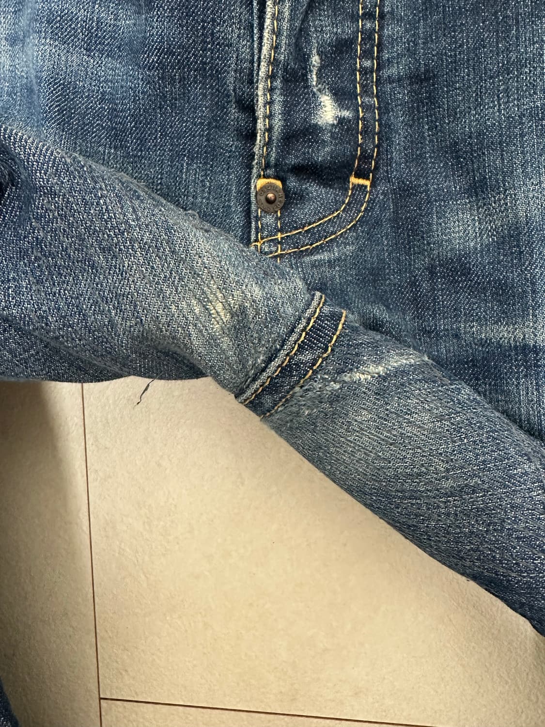 디스퀘어드2 중청 데님 청바지 상품이미지4