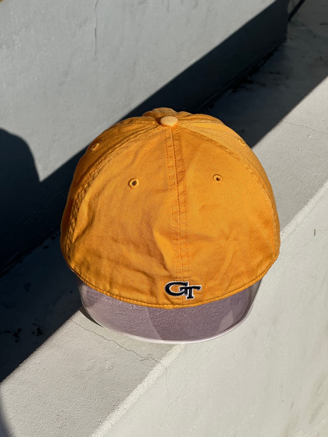 [L] 꿀벌 자수 빈티지 옐로우 볼캡 모자 상품이미지4