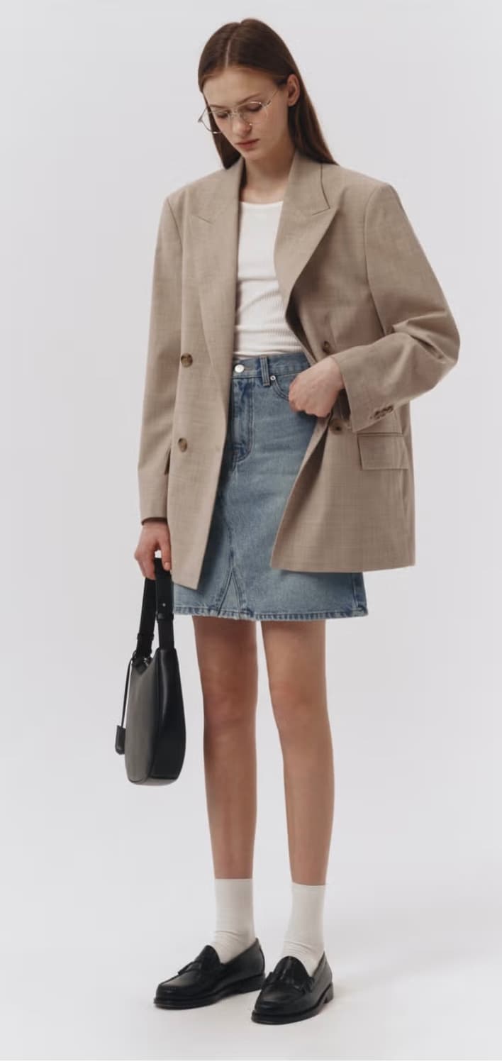 던스트 Unisex 더블자켓 (Soft Greige) 상품이미지2