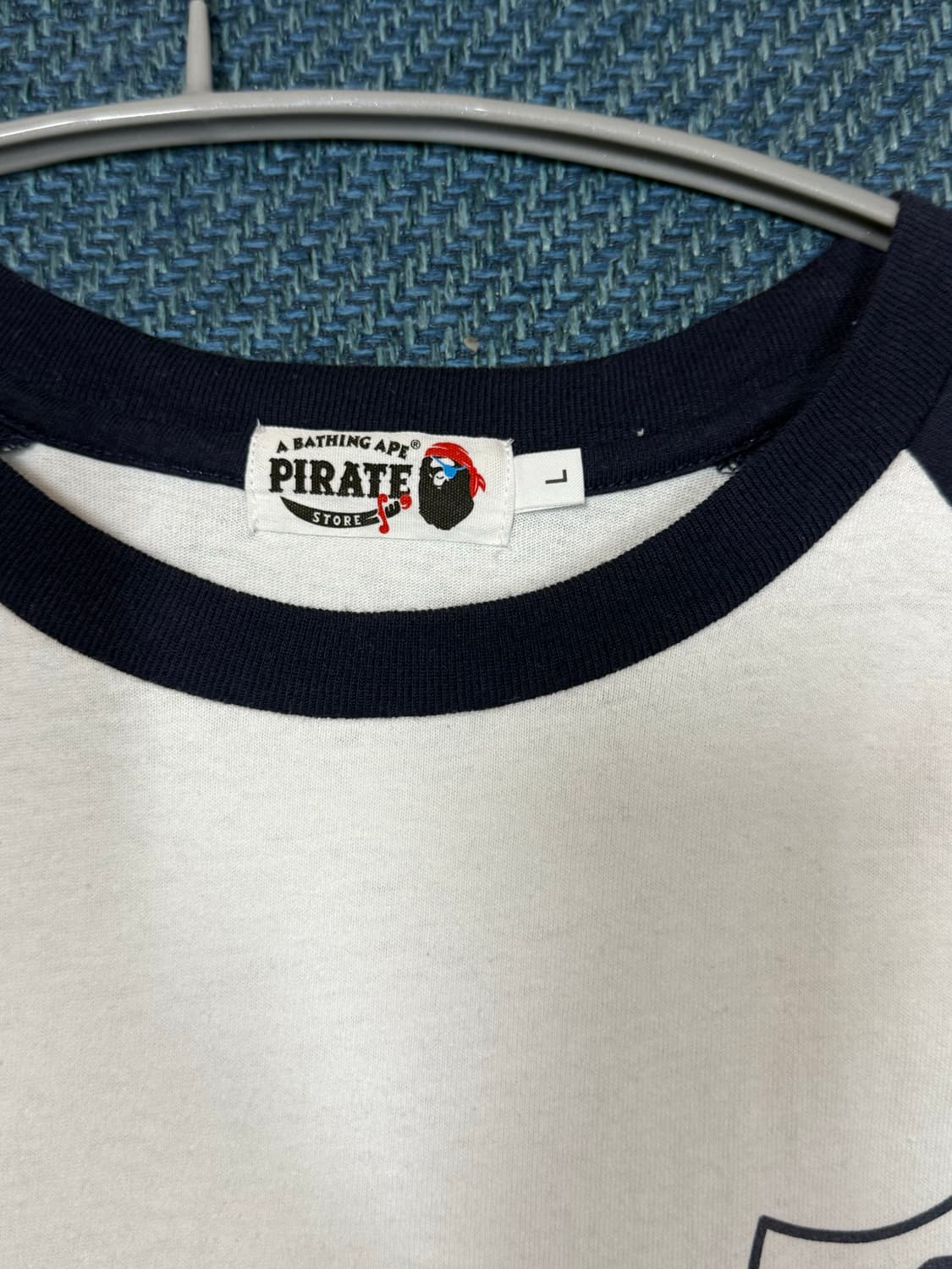 베이프 에이프 크로스본 엠블럼 7부 티셔츠  상품이미지2