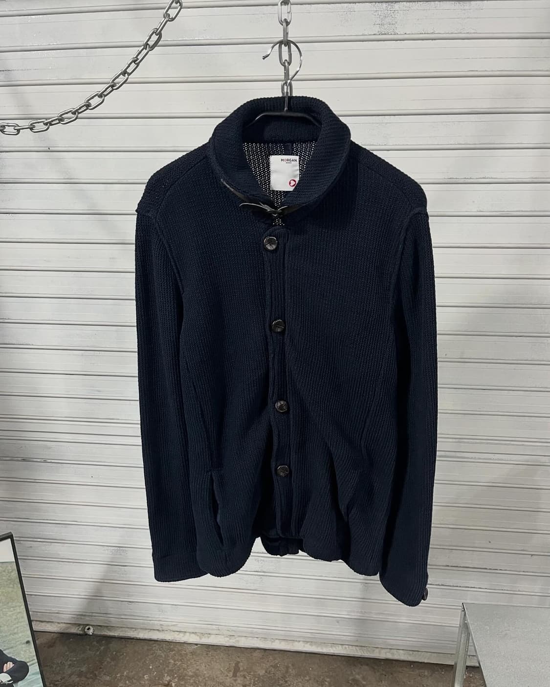 Morgan Homme waffle knit cardigan  상품이미지2