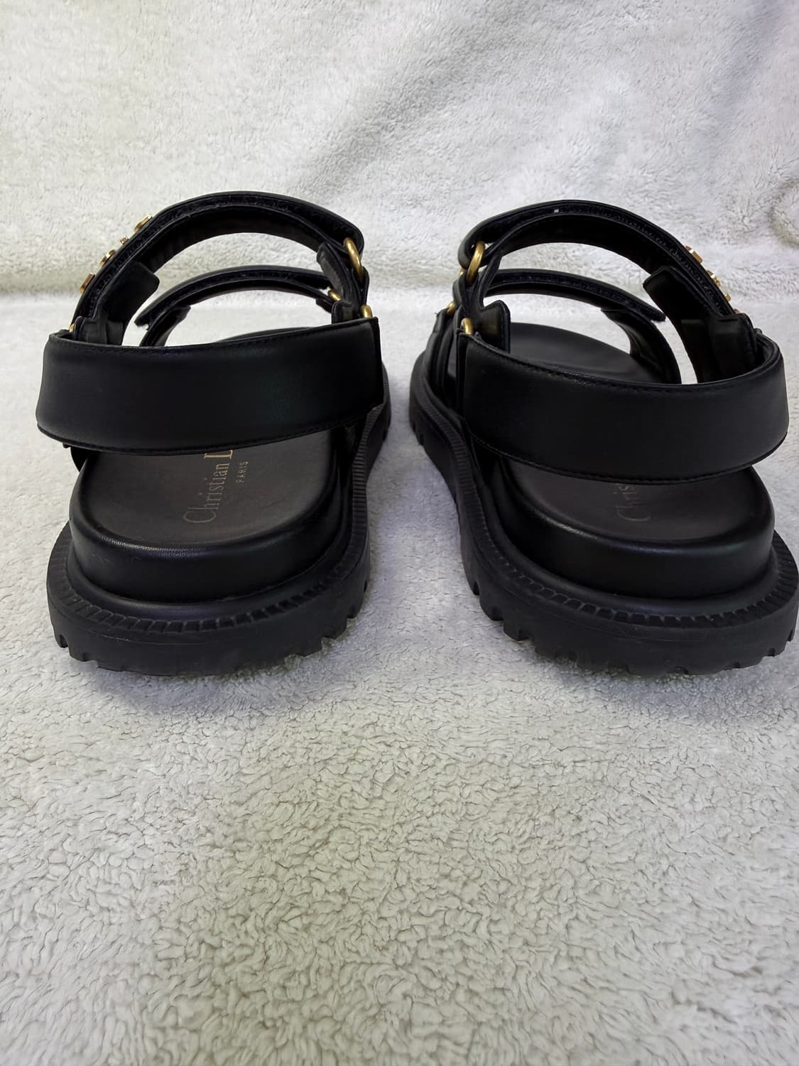 Dioract 디올액트 블랙램스킨샌들 36(230) 상품이미지6