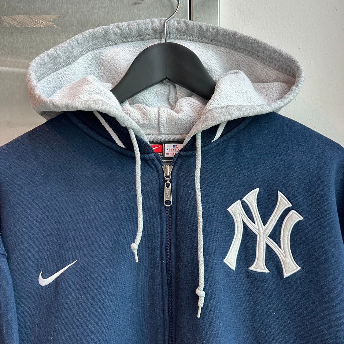 00s 나이키 뉴욕 양키즈 후드 집업 상품이미지3