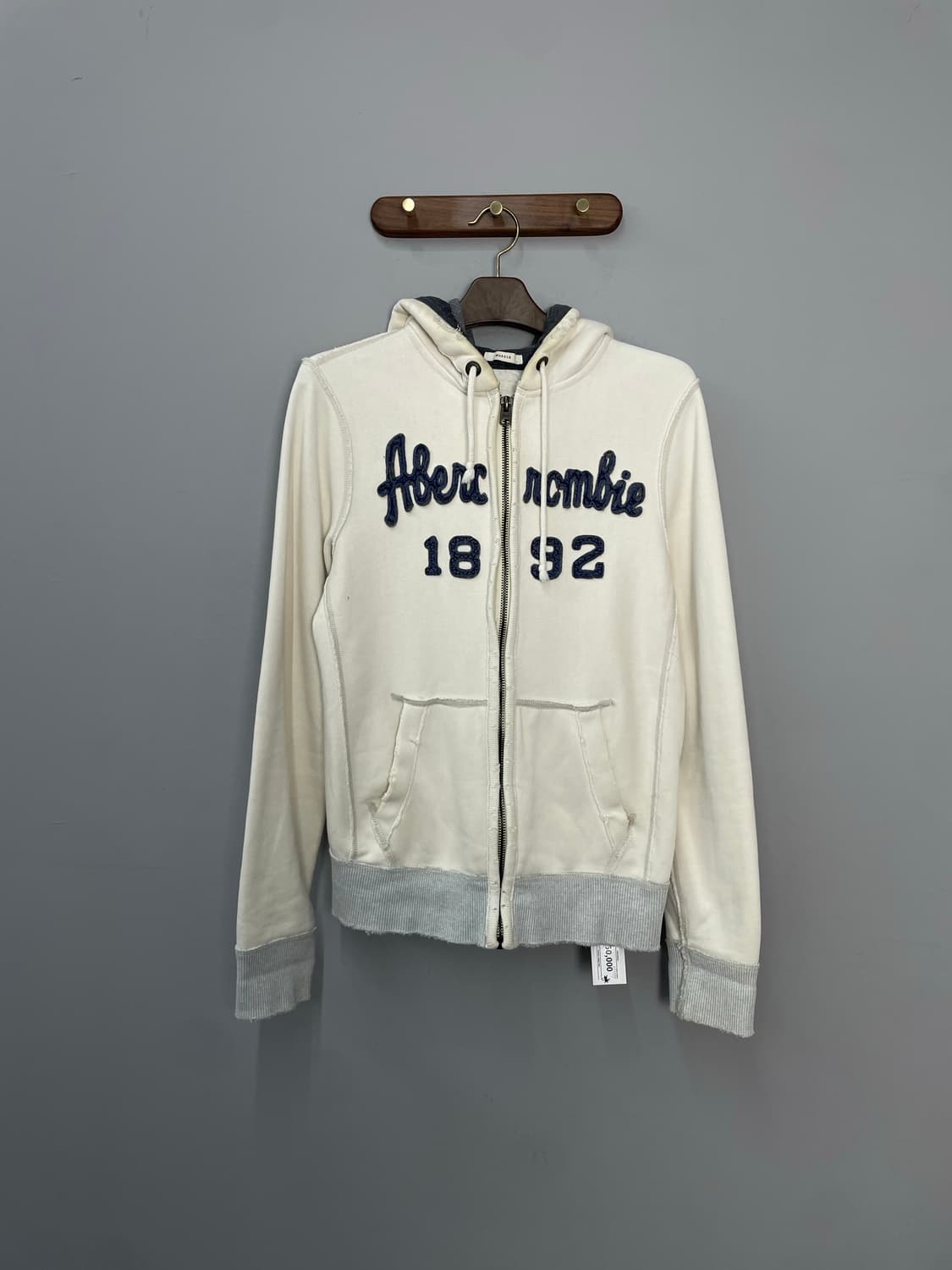 아베크롬비 빈티지 로고 후드집업 H2044 상품이미지2