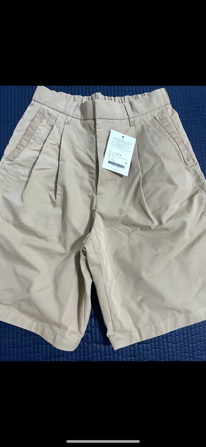 알리스 레더 버뮤다 베이지 팬츠 반바지 상품이미지2