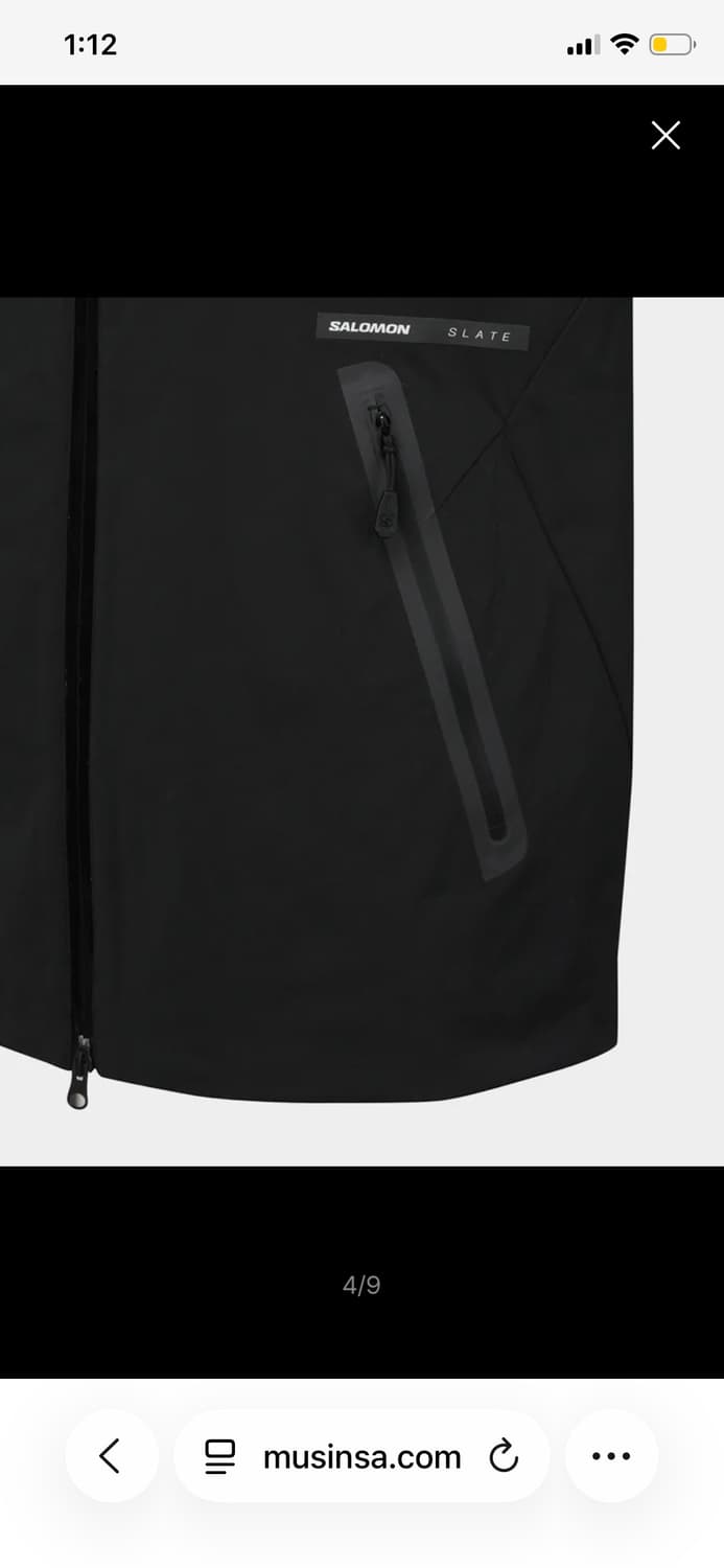 살로몬 슬레이트 스탠드 자켓 L사이즈 새상품 상품이미지4