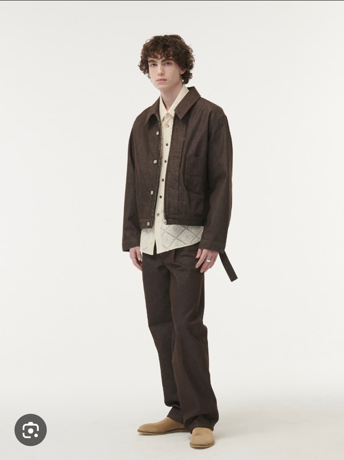 SATUR  카이엔 데님 집업 트러커 자켓L 상품이미지4