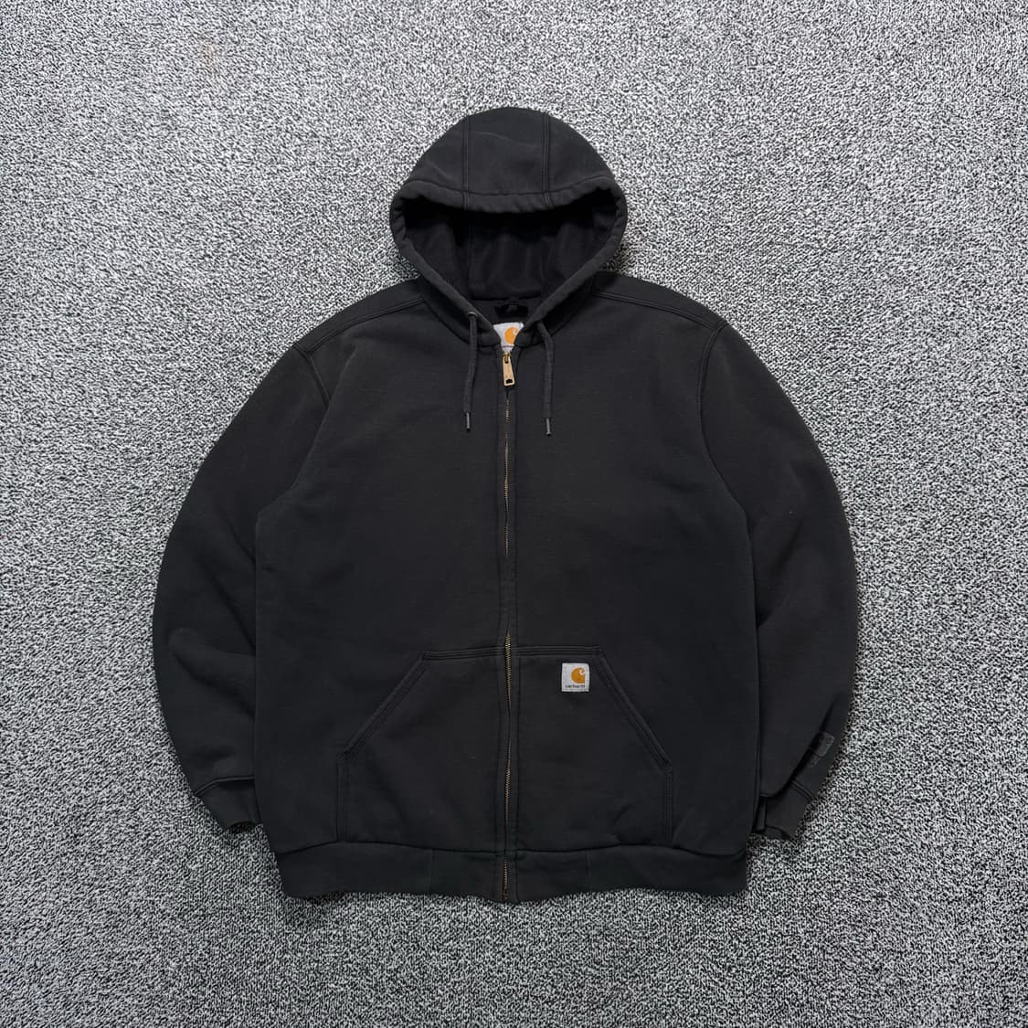 Name : 칼하트 시그니처 박스로고 써멀 오버핏 후드집업 :)  상품이미지1