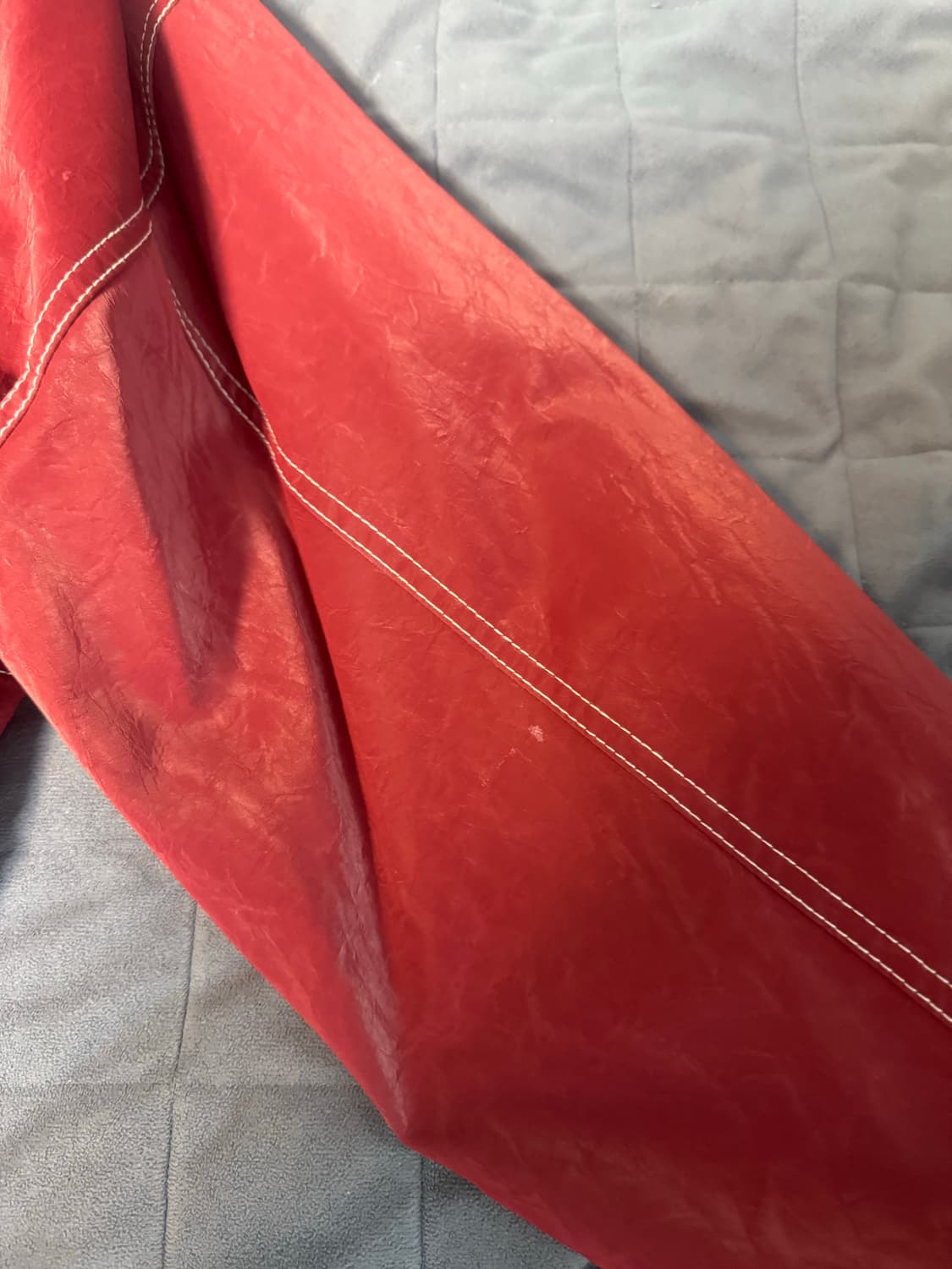 레드 가죽자켓 (free) 상품이미지3