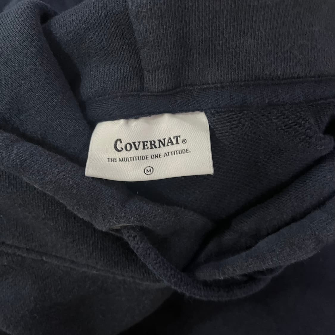 커버낫 네이비 쭈리 후디 남성M 상품이미지8